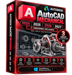 Imagen ilustrativa AutoCAD Mechanical 2024–2027, suscripción anunciada de tres años