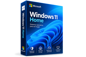 Windows 11 Home: caja ilustrativa, oferta digital para cinco usuarios